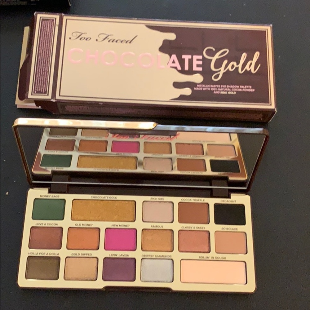 Too Faced Chocolate Gold Eyeshadow Palette BNIB